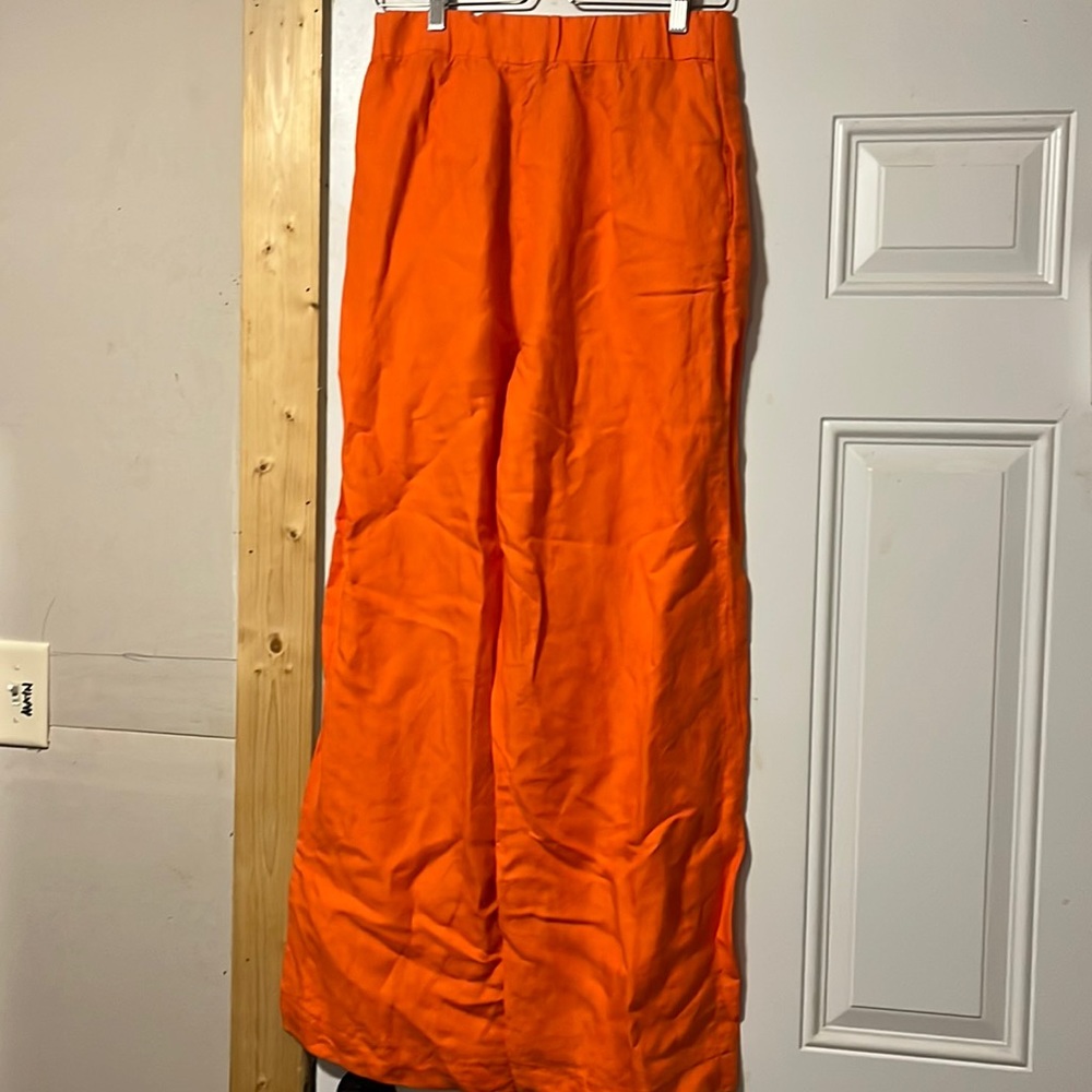 High waisted, wide leg J.Crew trousers